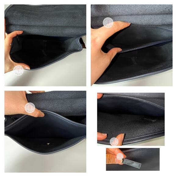 NEW Vintage Coach Willis Bag 9927 Navy & Nickel Hardware 2004 - Picture 10 of 11